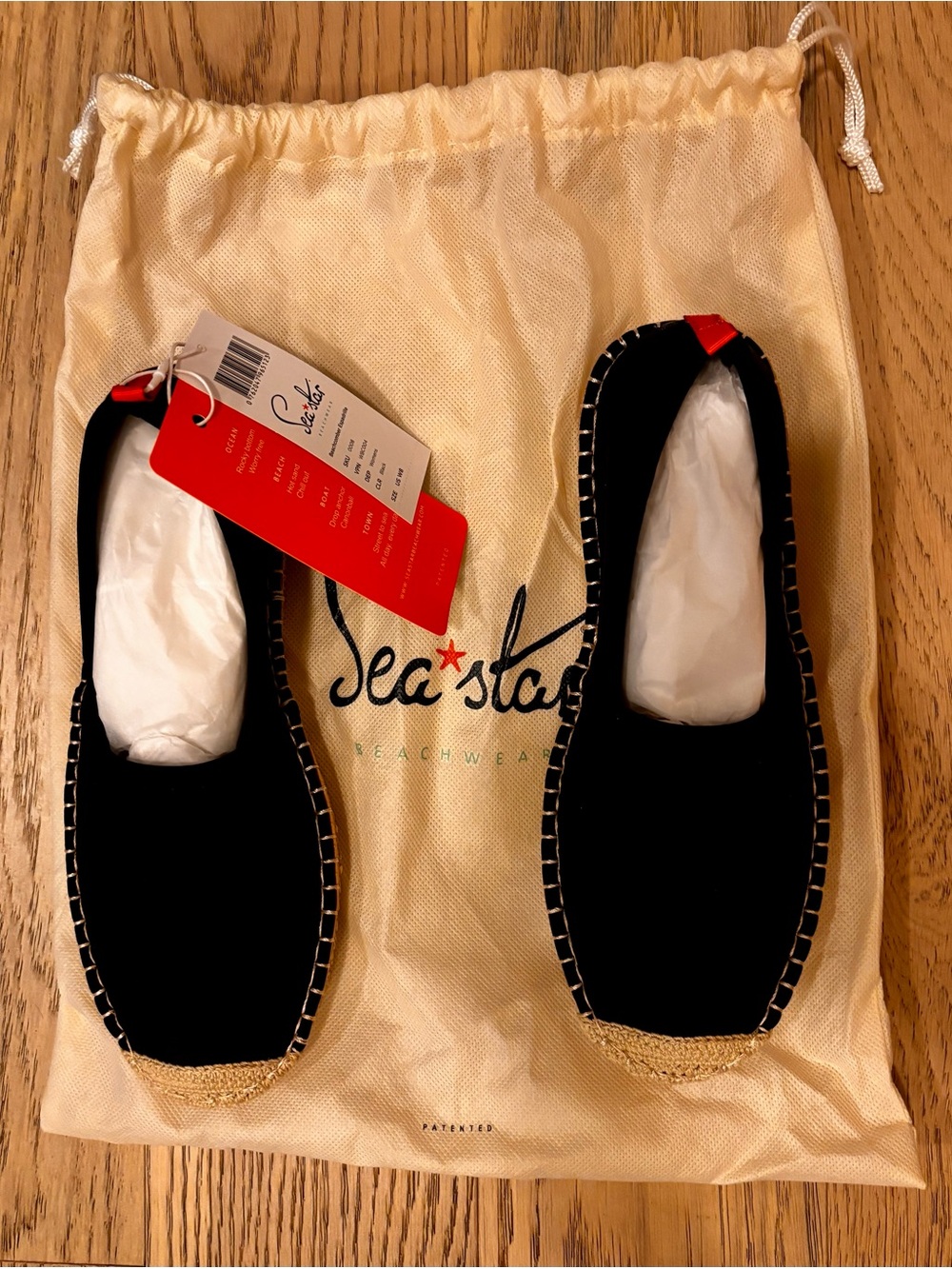Sea Star Beachcomber Black Espadrille